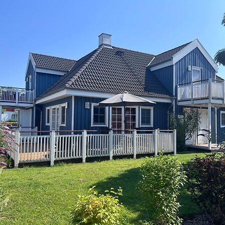Blaues Haus am See Wendisch Rietz Exterior foto
