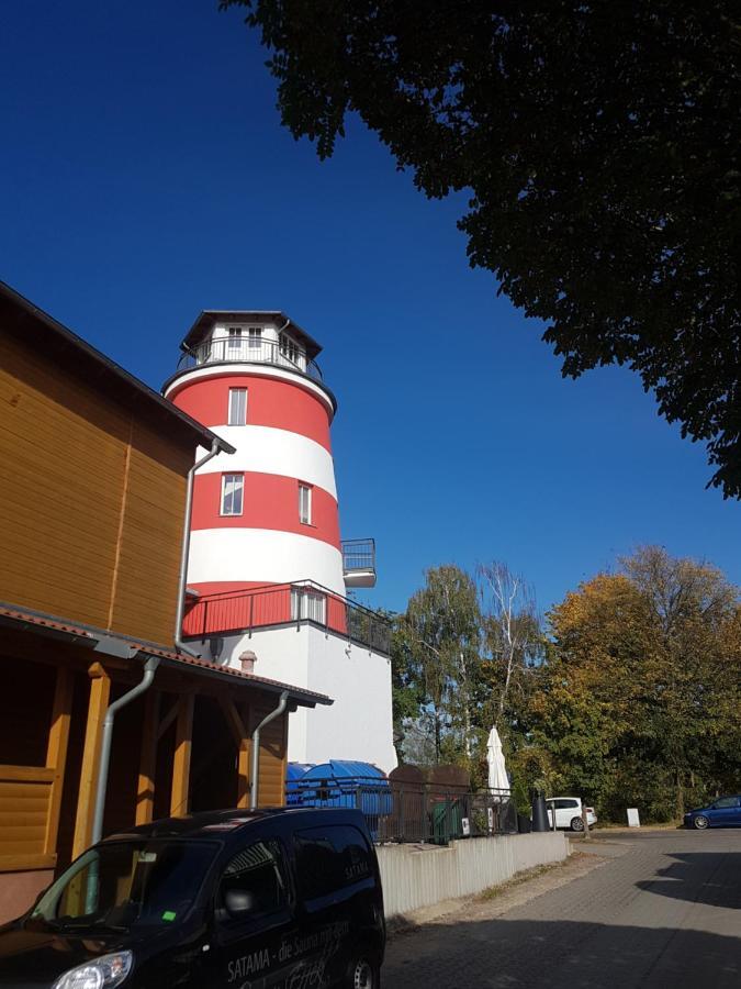 Blaues Haus am See Wendisch Rietz Exterior foto